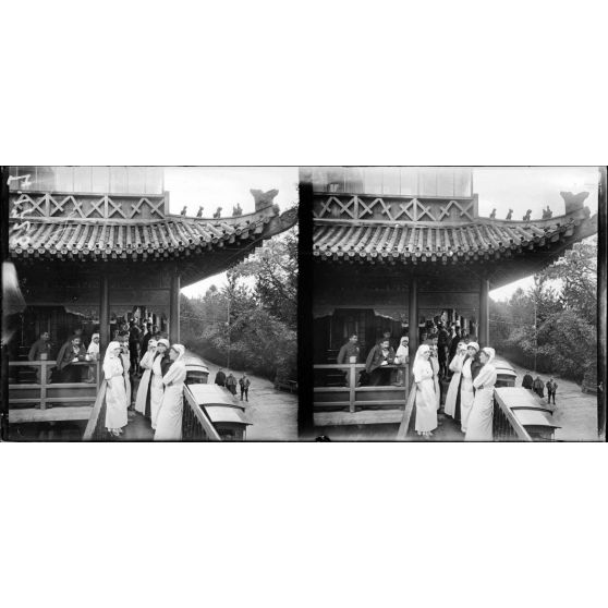 Carrières-sous-Bois (Seine-et-Oise). Hôpital militaire des troupes africaines. Pavillon chinois [légende d'origine]