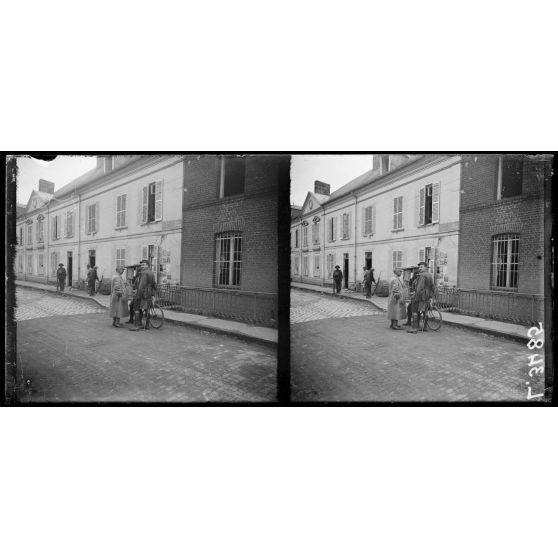 Corbie. Somme. Rue Jules Lardière. Un poste anglais. [légende d'origine]