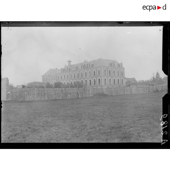 Saint-Léger (Gironde). Hôpital sanitaire 58. Vue générale. [légende d'origine]