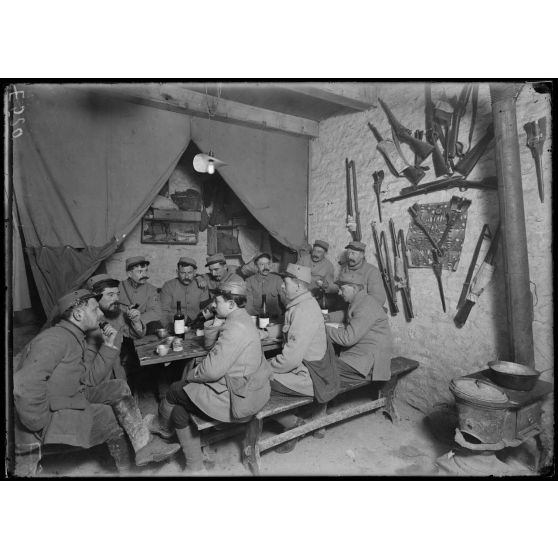 Dugny, Meuse, quartier général RFV, cantonnement des estafettes et des cyclistes de l'état-major. [légende d'origine]