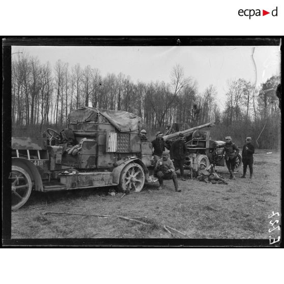 Courmelois. Marne. 7e section d'auto canon. Une pièce. [légende d'origine]