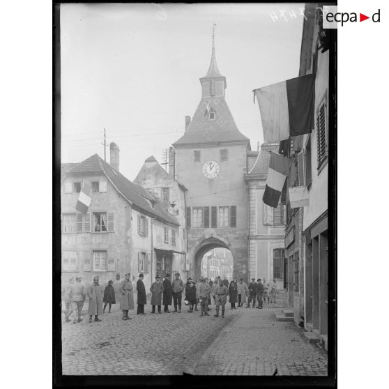 Rosheim. Tour de l'horloge. [légende d'origine]