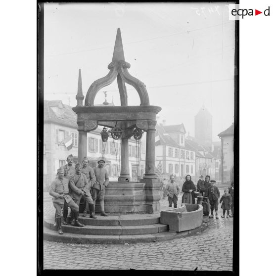 Rosheim. Fontaine du marché. [légende d'origine]