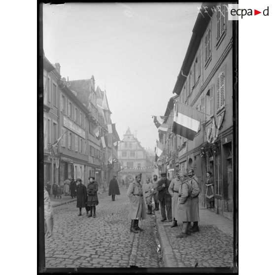 Molsheim. Rue de Strasbourg. [légende d'origine]