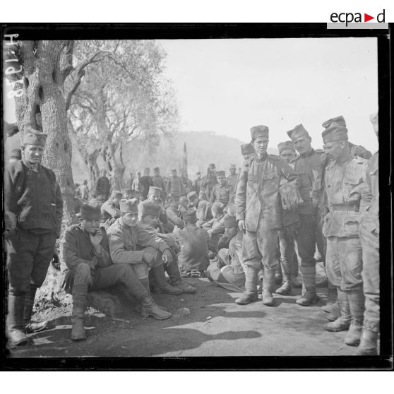 Govino. Soldats serbes. [légende d'origine]