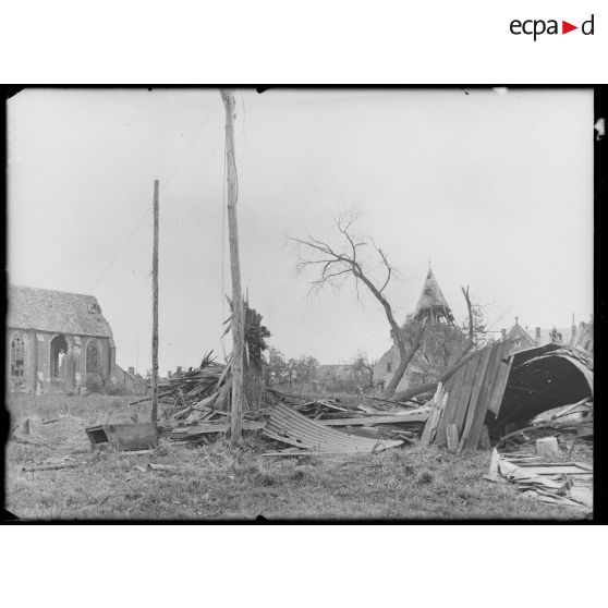 Flêtre, Nord, aspect du village. [légende d'origine]