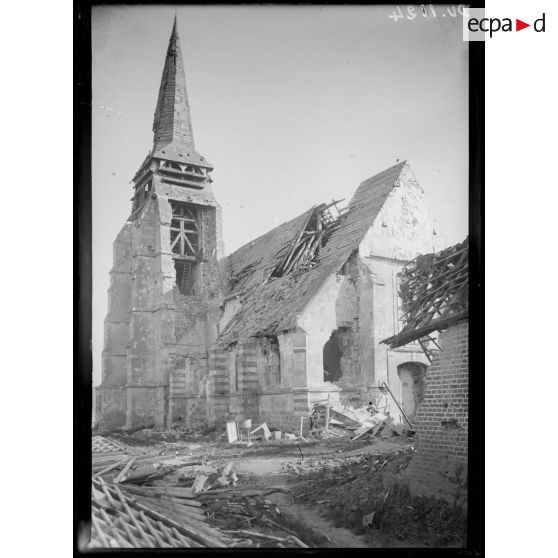 Eglise de Cerisy-Gailly. [légende d'origine]