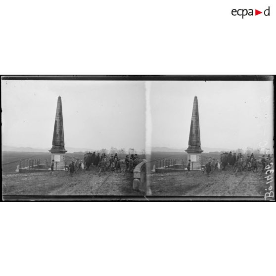 Arcole.  Le monument commémoratif de la bataille. [légende d'origine]