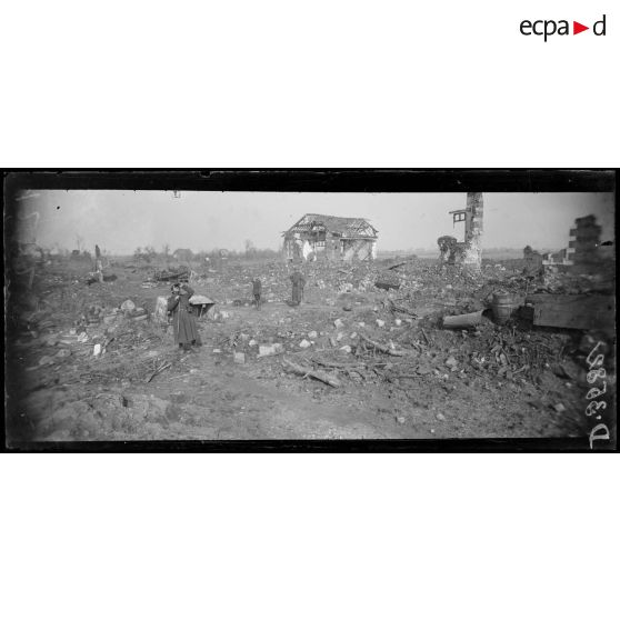 Beuvraignes (Somme). Les ruines. [légende d'origine]