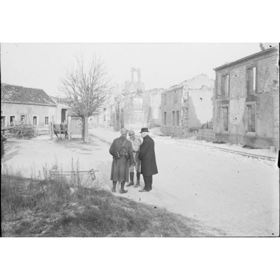 [Visite de Bétheny dans la région de Reims le 29 novembre 1915.]