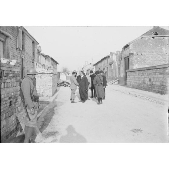 [Visite de Bétheny dans la région de Reims le 29 novembre 1915.]