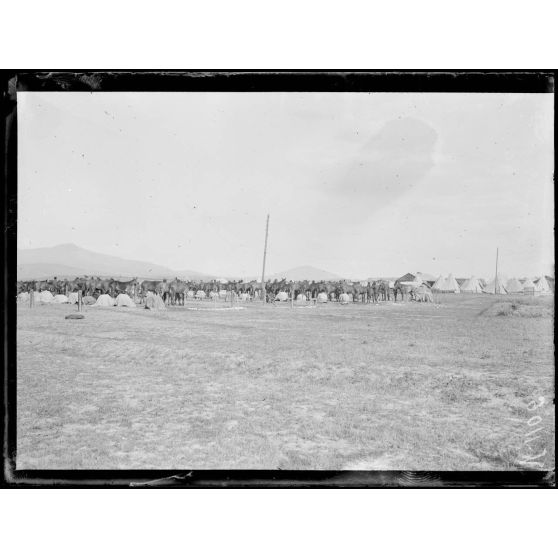 Camp anglais près Salonique. Le camp. [légende d'origine]