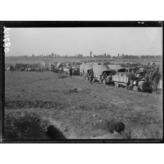 Vrbeni. Tranchées bulgares et centre de ravitaillement. [légende d'origine]