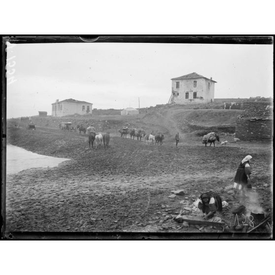 Brod sur la Tcherna. Bords de la Tcherna. [légende d'origine]