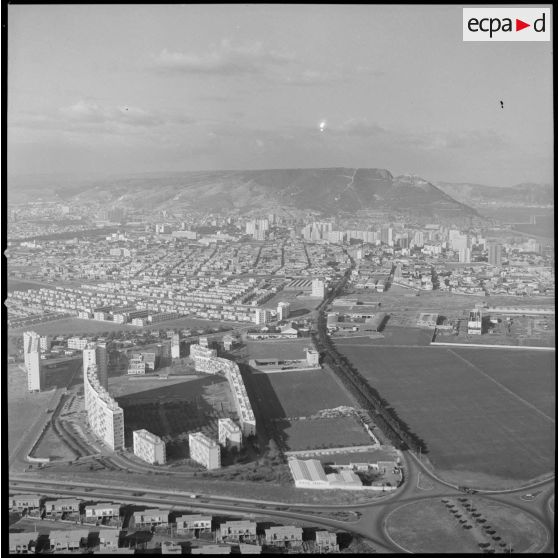 [Vue aérienne de la cité Protin.]