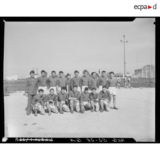 Finale interarmée d'Algérie de rugby à l'Atelier industriel de l'Air entre le 45e RTrs (régiment de Transmissions) et la BA 30 de Blida.