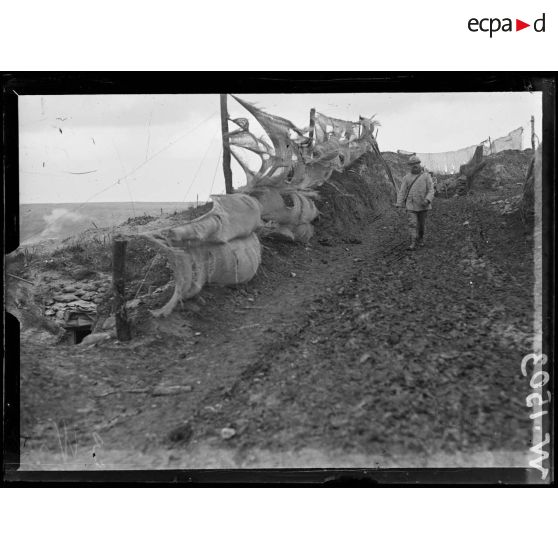 Oulches-la-Vallée-Foulon, la route d'Hurtebise. [légende d'origine]