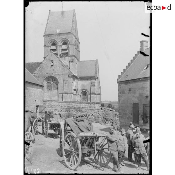 Montigny (Aisne). L'église. [légende d'origine]