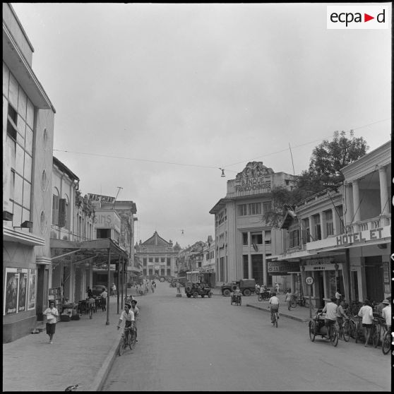 Une vue de la rue Paul Bert.