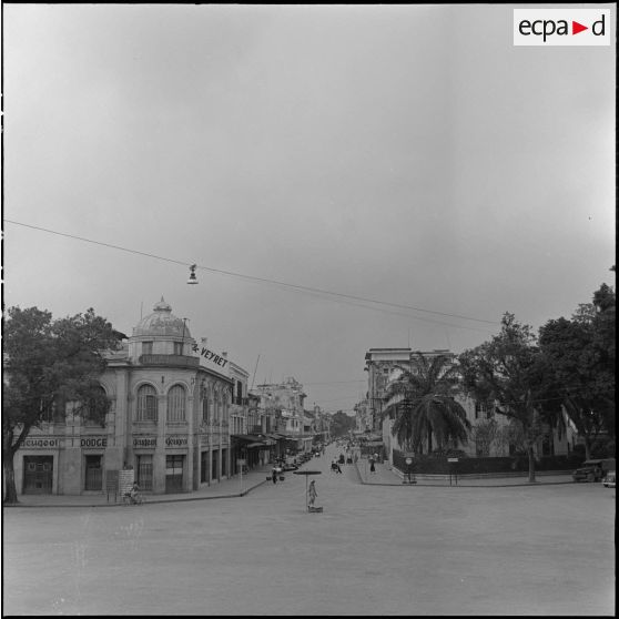 Une vue de la rue Paul Bert.