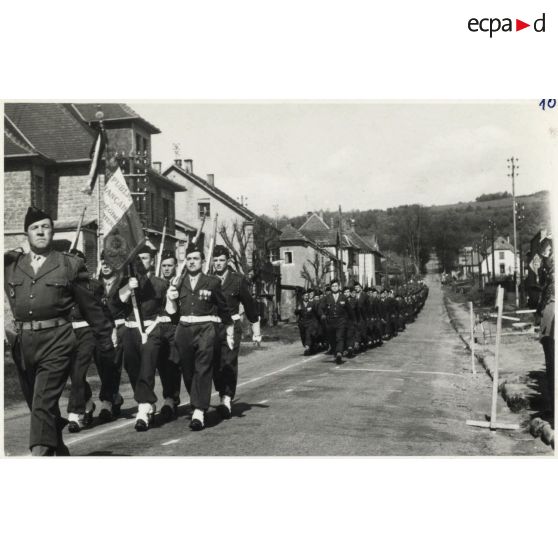 Cérémonie du 8 mai 1955 à Bitche.