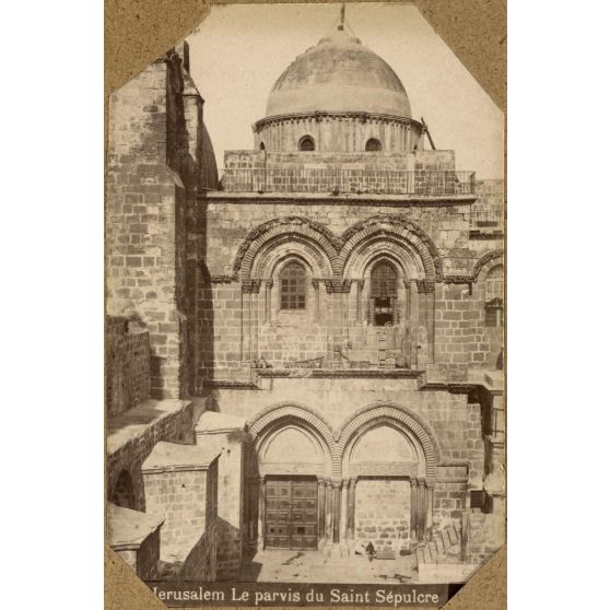 Jerusalem. Le parvis du Saint Sépulcre. [légende d'origine]