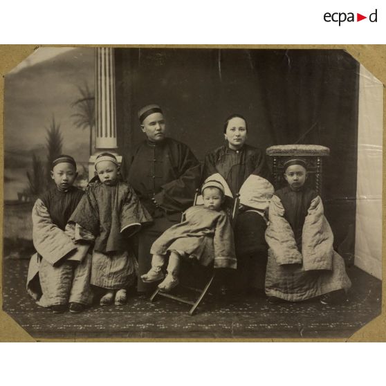 Famille chinoise. [légende d'origine]