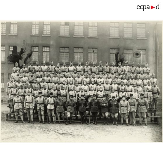 Le 158e régiment d'infanterie dans les années 1930.