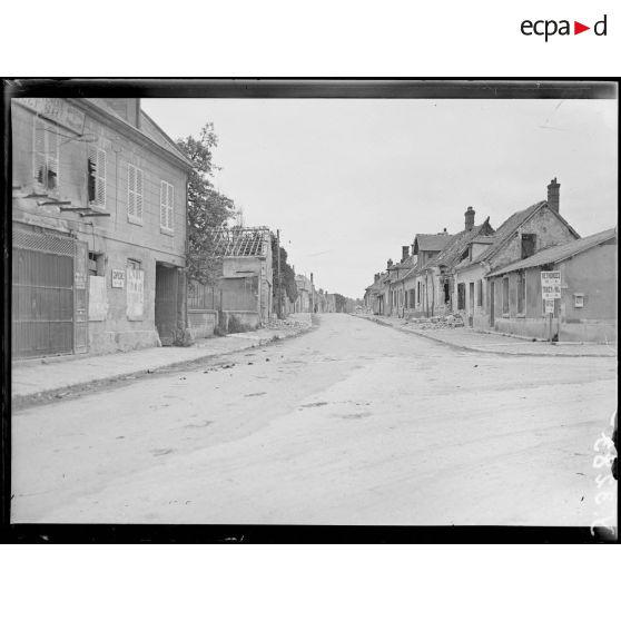 Choisy-au-Bac (Oise). Rue du Plessis-Brion. [légende d'origine]