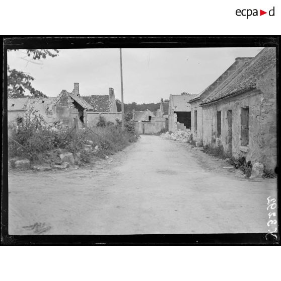 Tracy-le-Mont (Oise). Rue du Camp d'Ouette. [légende d'origine]