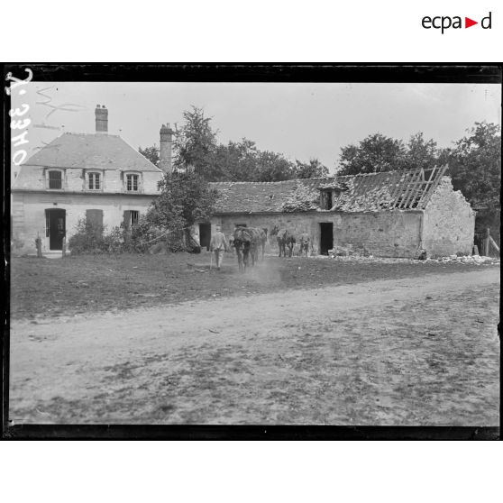 Forêt de Villers-Cotterêts (Aisne). Le poste de la Maison-Neuve. [légende d'origine]