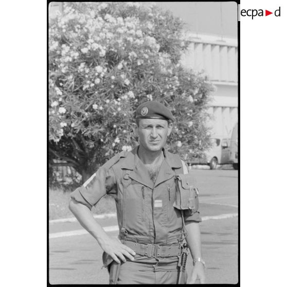 Le lieutenant-colonel Janvier à Calvi.