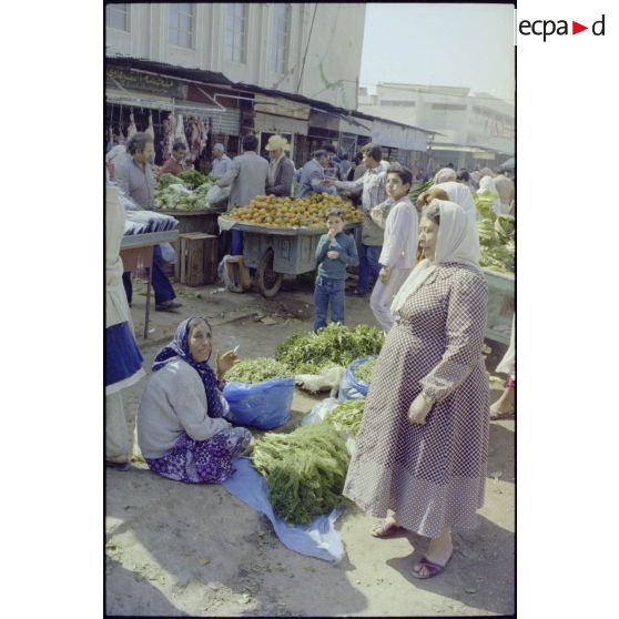 Le marché de Chatila, Beyrouth.