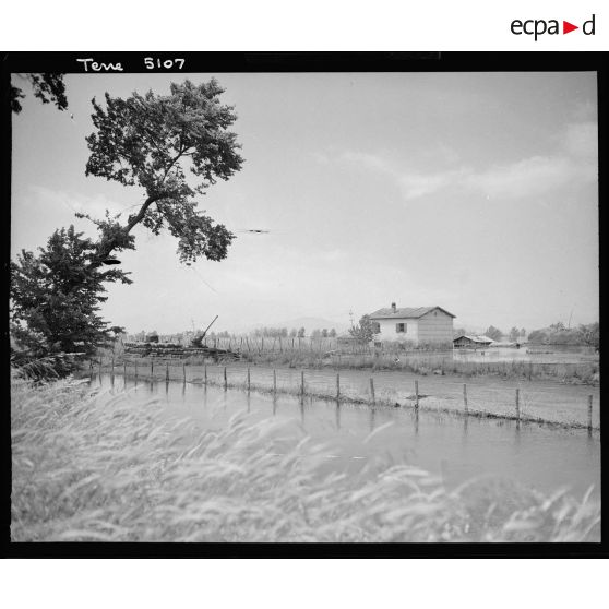 Inondation dans le secteur d'Anzio.