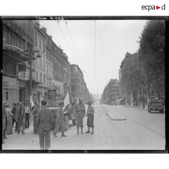 Le colonel Chappuis sur la Canebière.