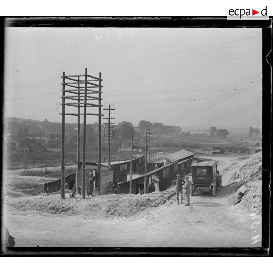 Bray-sur-Somme. Tourelle du poste de coupure. [légende d'origine]