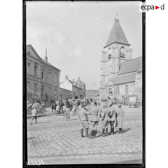 Bray, Somme. Place de la Liberté. [légende d'origine]