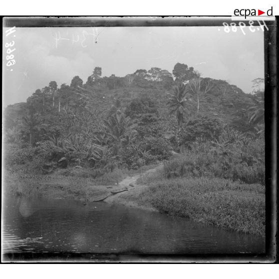 Rives du Wouri. Berges resserrées. [légende d'origine]