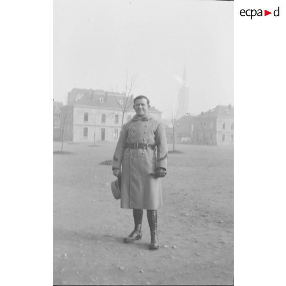 [France, années 1930. Portrait d'un sapeur du 18e régiment du génie].