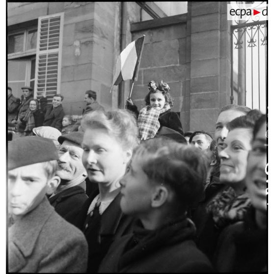 Célébration de la libération de Montbéliard le 17 novembre 1944.