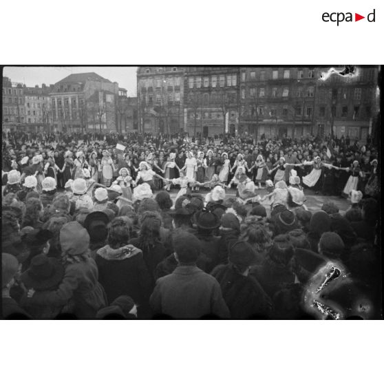 Fête de libération de la ville de Metz le 22 novembre 1944.