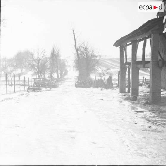 [Ruines d'un village en Moselle, s.d.]