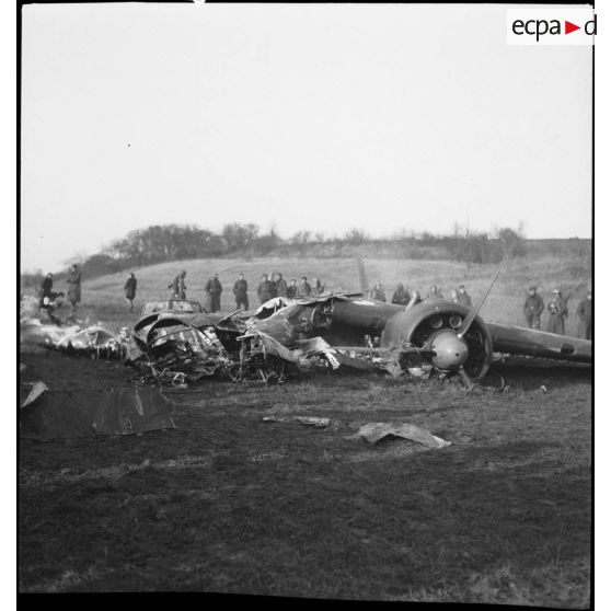 Plan général d'un des deux moteurs de l'épave de Dornier Do-17.