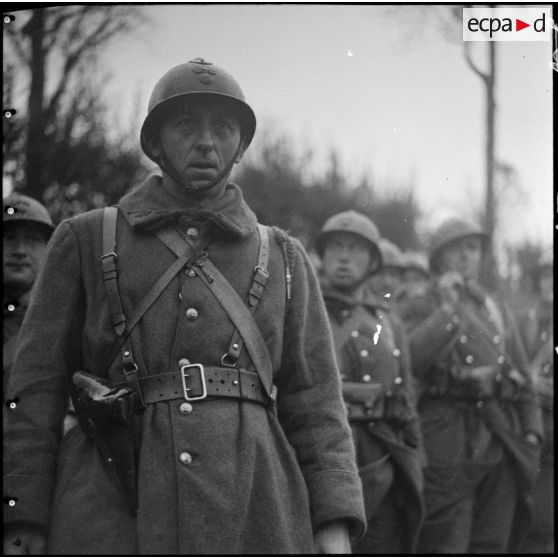 Portrait d'un officier ou sous-officier du 151e RI dans le secteur de la 3e armée.