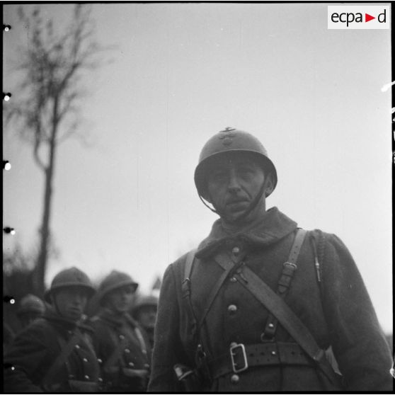 Portrait d'un officier du 151e RI dans le secteur de la 3e armée.