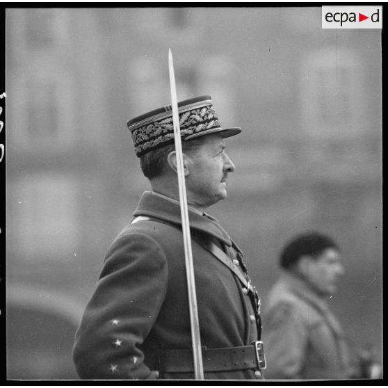 Portrait du général Pretelat, commandant le groupe d'armée n°2.