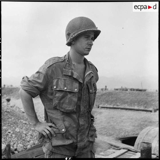 Portrait d'un soldat sur le camp de Diên Bên Phu.