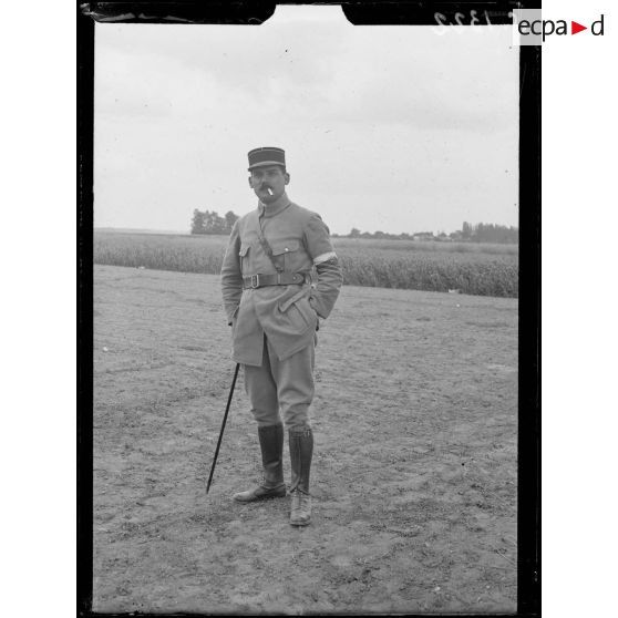 Beaucourt-en-Santerre. Le lieutenant Grappe. [légende d'origine]