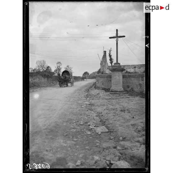 Terny-Sorny (Aisne). Le calvaire. [légende d'origine]