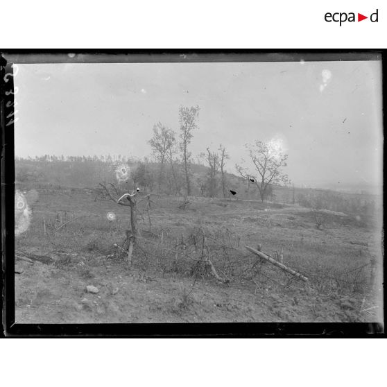 Chavonne (Aisne). Un coin du champ de bataille. [légende d'origine]